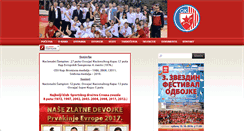 Desktop Screenshot of okcrvenazvezda.com